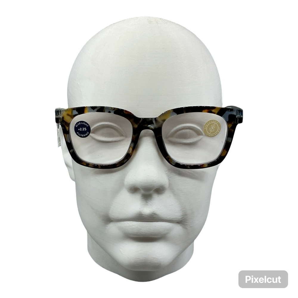 Peepers To the Max Reading Glasses Blue Quartz +2.25 Blue Light Filtering